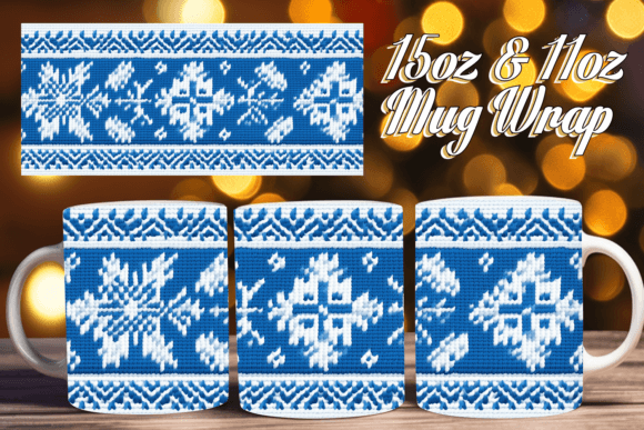 3D Embroidery Fun Ugly Sweater Mug Wrap Review