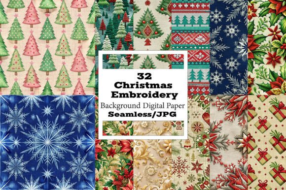 Christmas Embroidery Digital Pattern Review