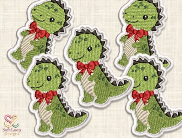 DINOSAUR Patch Embroidery Design Review