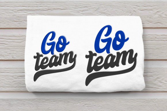 Go Team Script Letters Embroidery Review