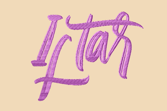 Iftar Lettering Script Embroidery Review
