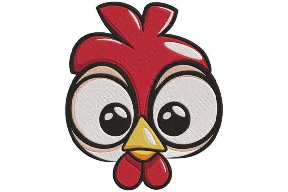Innocent-Eyed Cartoon Rooster Applique Review