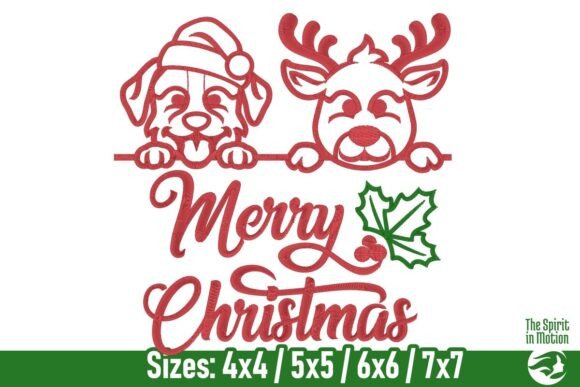 Merry Christmas Santa and Dog - Outline Review