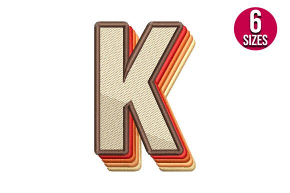 Retro Alphabet Letter K Review