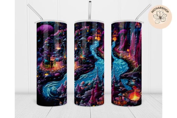 Review: 20oz 3D Fantasy Embroidery Tumbler Wrap