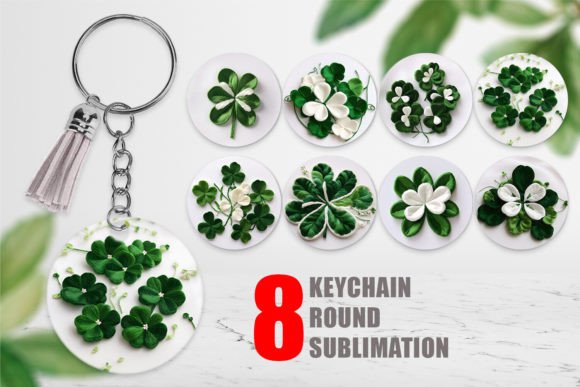 Review: Keychain 3D Shamrocks Embroidery
